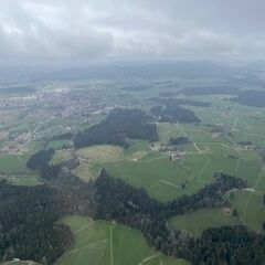 Verortung via Georeferenzierung der Kamera: Aufgenommen in der Nähe von Lindau, 88, Deutschland in 1300 Meter