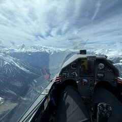 Verortung via Georeferenzierung der Kamera: Aufgenommen in der Nähe von Prättigau/Davos, Schweiz in 2600 Meter