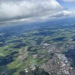 Verortung via Georeferenzierung der Kamera: Aufgenommen in der Nähe von Ravensburg, 88, Deutschland in 2000 Meter