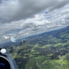 Verortung via Georeferenzierung der Kamera: Aufgenommen in der Nähe von Doren, Österreich in 1500 Meter