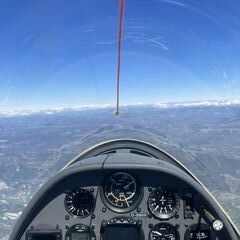 Verortung via Georeferenzierung der Kamera: Aufgenommen in der Nähe von Arrondissement de Forcalquier, Frankreich in 3300 Meter