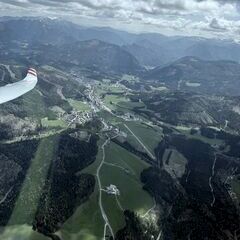 Flugwegposition um 11:20:37: Aufgenommen in der Nähe von Mariazell, Österreich in 1811 Meter