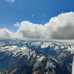 Flugwegposition um 11:57:04: Aufgenommen in der Nähe von Sölk, 8961, Österreich in 2864 Meter