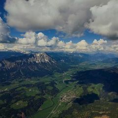 Flugwegposition um 14:02:48: Aufgenommen in der Nähe von Sölk, 8961, Österreich in 2534 Meter
