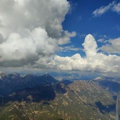 Flugwegposition um 14:37:41: Aufgenommen in der Nähe von Gaishorn am See, Österreich in 2555 Meter