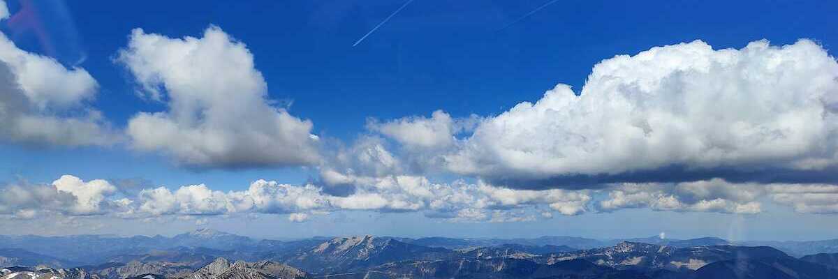 Flugwegposition um 10:20:55: Aufgenommen in der Nähe von Neuberg an der Mürz, Österreich in 2005 Meter