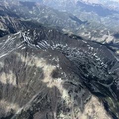 Flugwegposition um 14:08:54: Aufgenommen in der Nähe von Gaal, Österreich in 3050 Meter