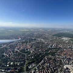 Verortung via Georeferenzierung der Kamera: Aufgenommen in der Nähe von Timisoara, Rumänien in 1000 Meter