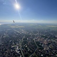 Verortung via Georeferenzierung der Kamera: Aufgenommen in der Nähe von Timisoara, Rumänien in 900 Meter