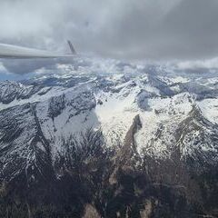 Flugwegposition um 10:36:25: Aufgenommen in der Nähe von Muhr, 5583, Österreich in 2996 Meter