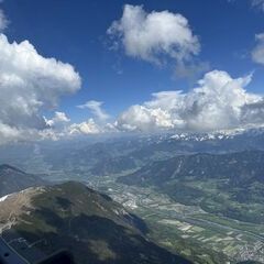 Verortung via Georeferenzierung der Kamera: Aufgenommen in der Nähe von Vomp, Österreich in 2800 Meter
