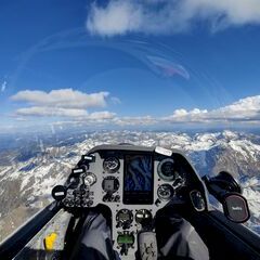Flugwegposition um 14:37:57: Aufgenommen in der Nähe von Schladming, Österreich in 3260 Meter