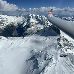 Verortung via Georeferenzierung der Kamera: Aufgenommen in der Nähe von Tux, Österreich in 3700 Meter