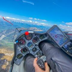 Flugwegposition um 12:07:45: Aufgenommen in der Nähe von Dorfgastein, 5632, Österreich in 3032 Meter
