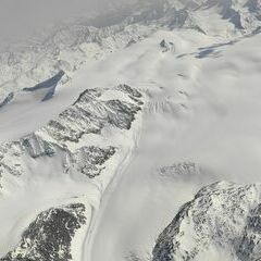 Flugwegposition um 15:03:04: Aufgenommen in der Nähe von Kaunertal, 6524, Österreich in 4236 Meter
