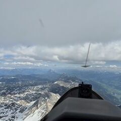 Flugwegposition um 11:25:56: Aufgenommen in der Nähe von Ramsau am Dachstein, 8972, Österreich in 2817 Meter