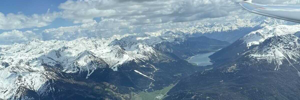 Verortung via Georeferenzierung der Kamera: Aufgenommen in der Nähe von Engiadina Bassa/Val Müstair, Schweiz in 3500 Meter