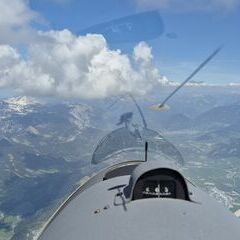 Flugwegposition um 12:16:04: Aufgenommen in der Nähe von Bad Mitterndorf, Österreich in 3012 Meter