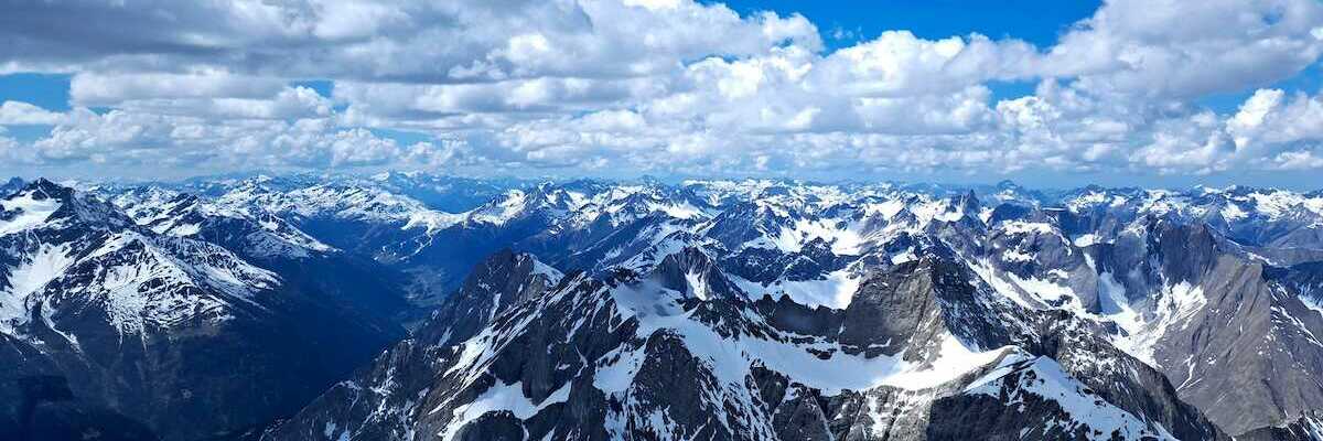 Flugwegposition um 12:07:23: Aufgenommen in der Nähe von Grins, Österreich in 3157 Meter