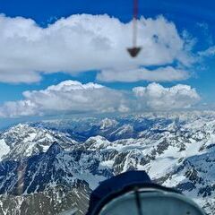 Verortung via Georeferenzierung der Kamera: Aufgenommen in der Nähe von Sölden, Österreich in 3900 Meter