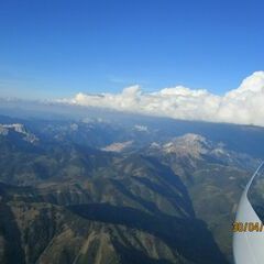 Flugwegposition um 15:50:59: Aufgenommen in der Nähe von Irdning-Donnersbachtal, Österreich in 3017 Meter