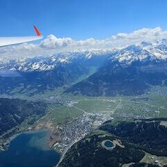 Verortung via Georeferenzierung der Kamera: Aufgenommen in der Nähe von Zell am See, 5700 Zell am See, Österreich in 2900 Meter