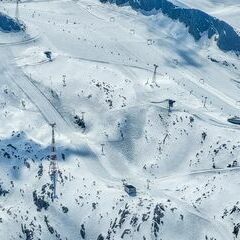 Flugwegposition um 12:32:09: Aufgenommen in der Nähe von Kaprun, 5710 Kaprun, Österreich in 2887 Meter