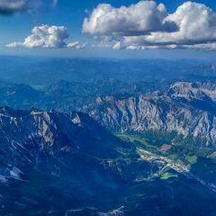 Flugwegposition um 14:35:09: Aufgenommen in der Nähe von Eisenerz, Österreich in 3173 Meter