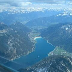 Verortung via Georeferenzierung der Kamera: Aufgenommen in der Nähe von Eben am Achensee, Österreich in 3300 Meter