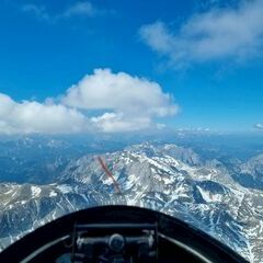 Flugwegposition um 09:14:21: Aufgenommen in der Nähe von Gemeinde Turnau, Österreich in 2601 Meter