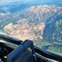 Verortung via Georeferenzierung der Kamera: Aufgenommen in der Nähe von Radstadt, Österreich in 3600 Meter