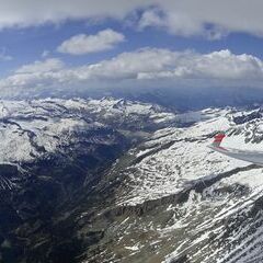 Flugwegposition um 12:15:37: Aufgenommen in der Nähe von Rottenmann, Österreich in 2917 Meter