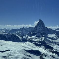 Verortung via Georeferenzierung der Kamera: Aufgenommen in der Nähe von Visp, Schweiz in 3900 Meter