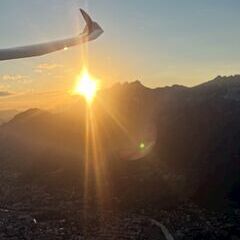 Flugwegposition um 17:56:10: Aufgenommen in der Nähe von Innsbruck, Österreich in 1713 Meter