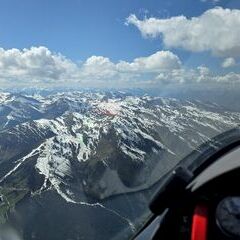 Flugwegposition um 12:38:13: Aufgenommen in der Nähe von Schwendau, Österreich in 3058 Meter