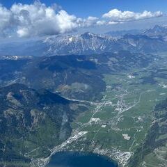 Flugwegposition um 11:19:46: Aufgenommen in der Nähe von Zell am See, 5700 Zell am See, Österreich in 2847 Meter