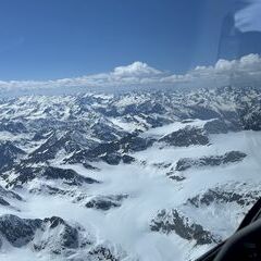 Flugwegposition um 12:36:29: Aufgenommen in der Nähe von 39040 Ratschings, Autonome Provinz Bozen - Südtirol, Italien in 3845 Meter