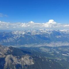 Flugwegposition um 13:11:23: Aufgenommen in der Nähe von Fulpmes, Österreich in 3361 Meter
