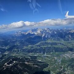 Flugwegposition um 12:31:44: Aufgenommen in der Nähe von Schladming, Österreich in 3413 Meter