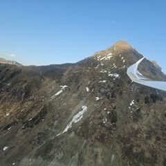 Flugwegposition um 16:11:38: Aufgenommen in der Nähe von Aurach bei Kitzbühel, Österreich in 1838 Meter