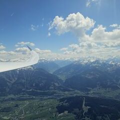 Flugwegposition um 11:59:54: Aufgenommen in der Nähe von Goldegg, Österreich in 2419 Meter