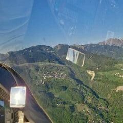 Flugwegposition um 17:02:20: Aufgenommen in der Nähe von Klaus, Österreich in 1192 Meter