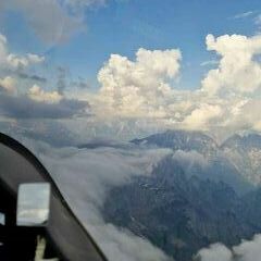 Flugwegposition um 14:08:25: Aufgenommen in der Nähe von 32035 Santa Giustina, Belluno, Italien in 2459 Meter