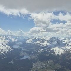 Flugwegposition um 13:24:08: Aufgenommen in der Nähe von Maloja, Schweiz in 3536 Meter