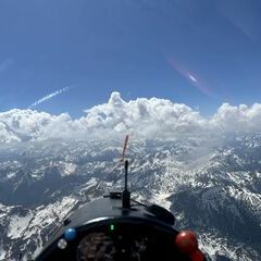 Verortung via Georeferenzierung der Kamera: Aufgenommen in der Nähe von Schladming, Österreich in 3500 Meter