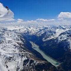 Verortung via Georeferenzierung der Kamera: Aufgenommen in der Nähe von Kaunertal, 6524, Österreich in 3900 Meter