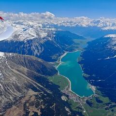 Verortung via Georeferenzierung der Kamera: Aufgenommen in der Nähe von Nauders, Österreich in 3900 Meter