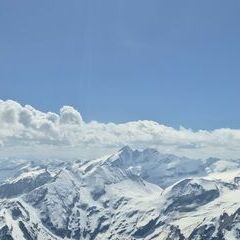 Flugwegposition um 13:14:13: Aufgenommen in der Nähe von Fusch an der Großglocknerstraße, 5672 Fusch an der Großglocknerstraße, Österreich in 3476 Meter