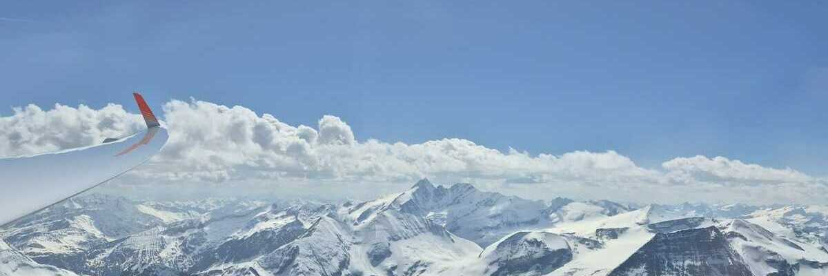 Flugwegposition um 13:14:13: Aufgenommen in der Nähe von Fusch an der Großglocknerstraße, 5672 Fusch an der Großglocknerstraße, Österreich in 3476 Meter