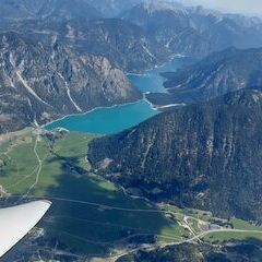 Flugwegposition um 09:08:02: Aufgenommen in der Nähe von Heiterwang, Österreich in 2659 Meter